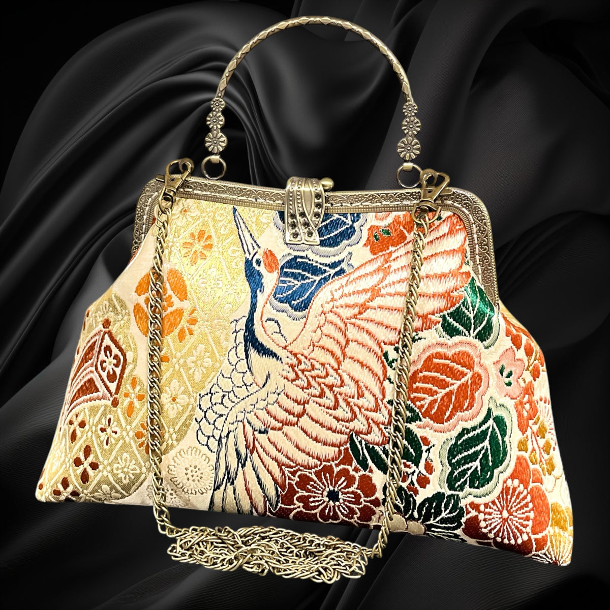 Kimono remake bag [No.2163]