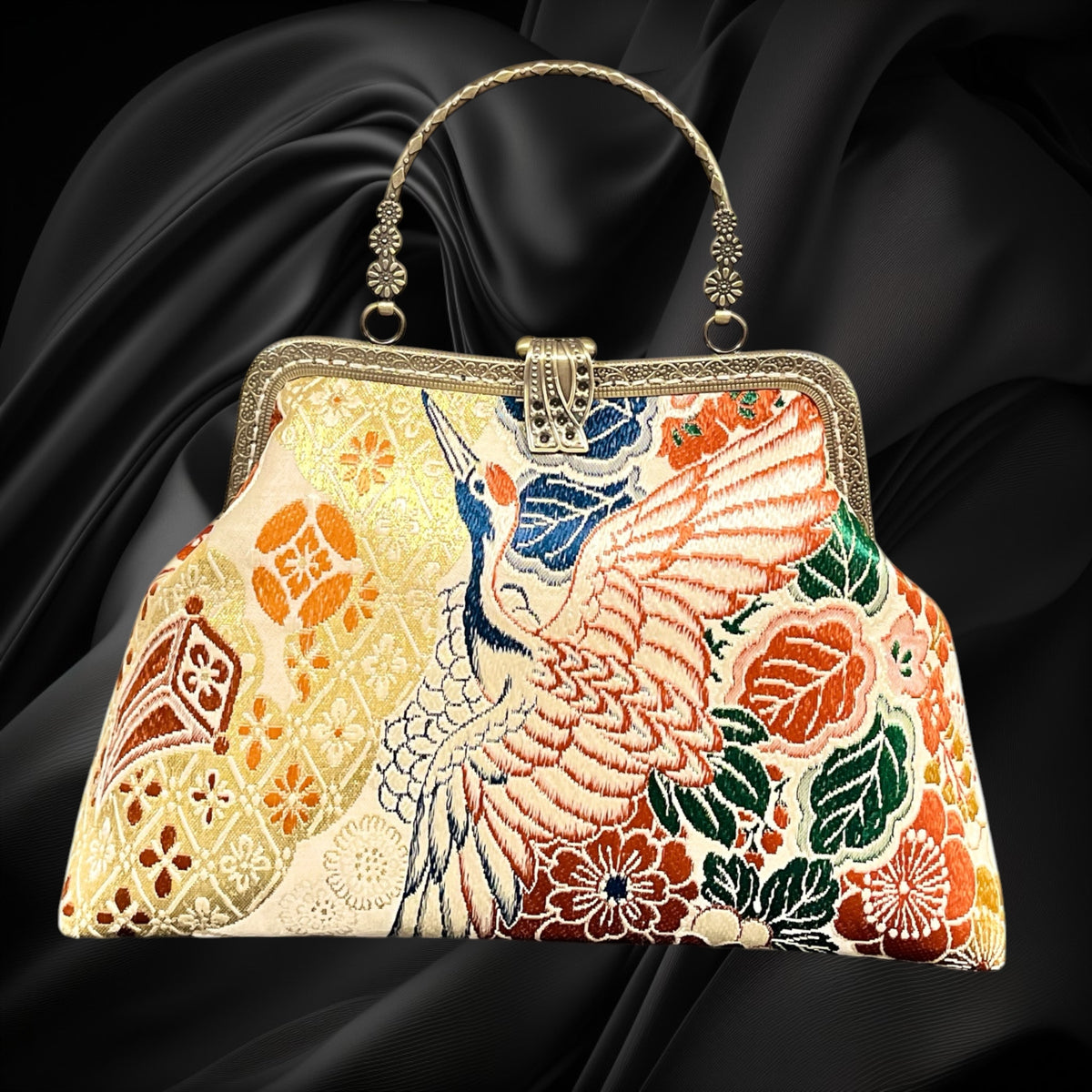 Kimono remake bag [No.2163]