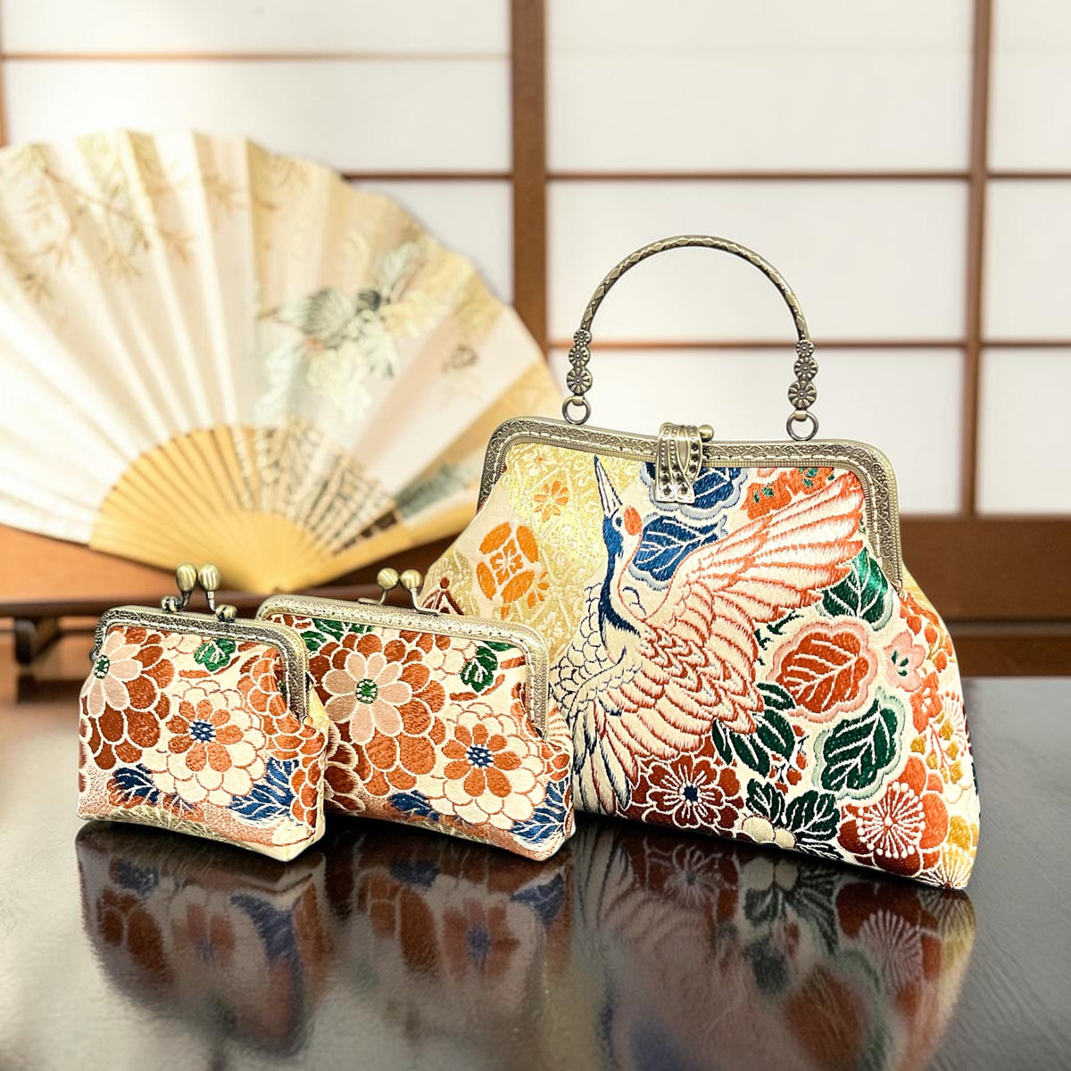 Kimono remake bag [No.2163]