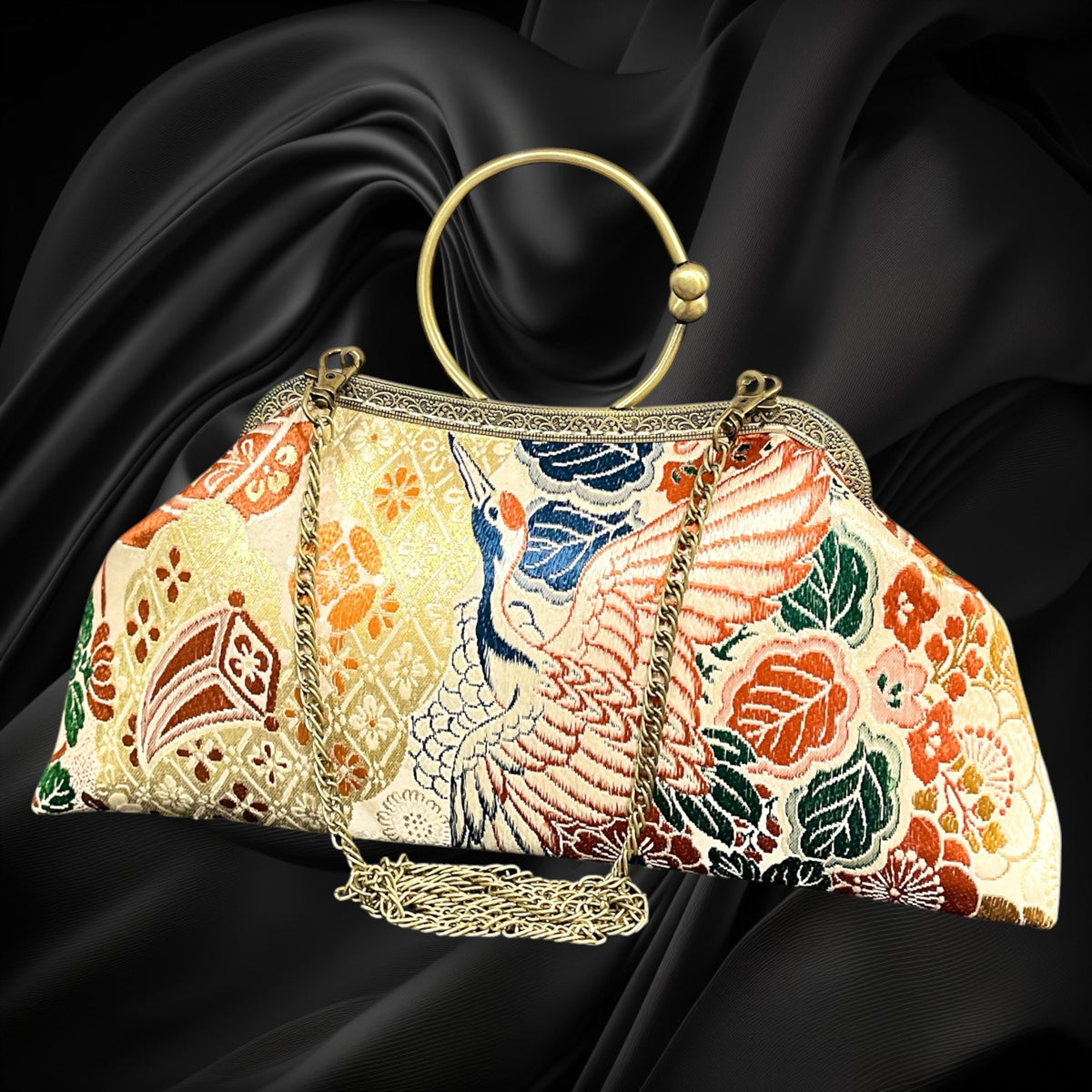 Kimono remake bag [No.2168]