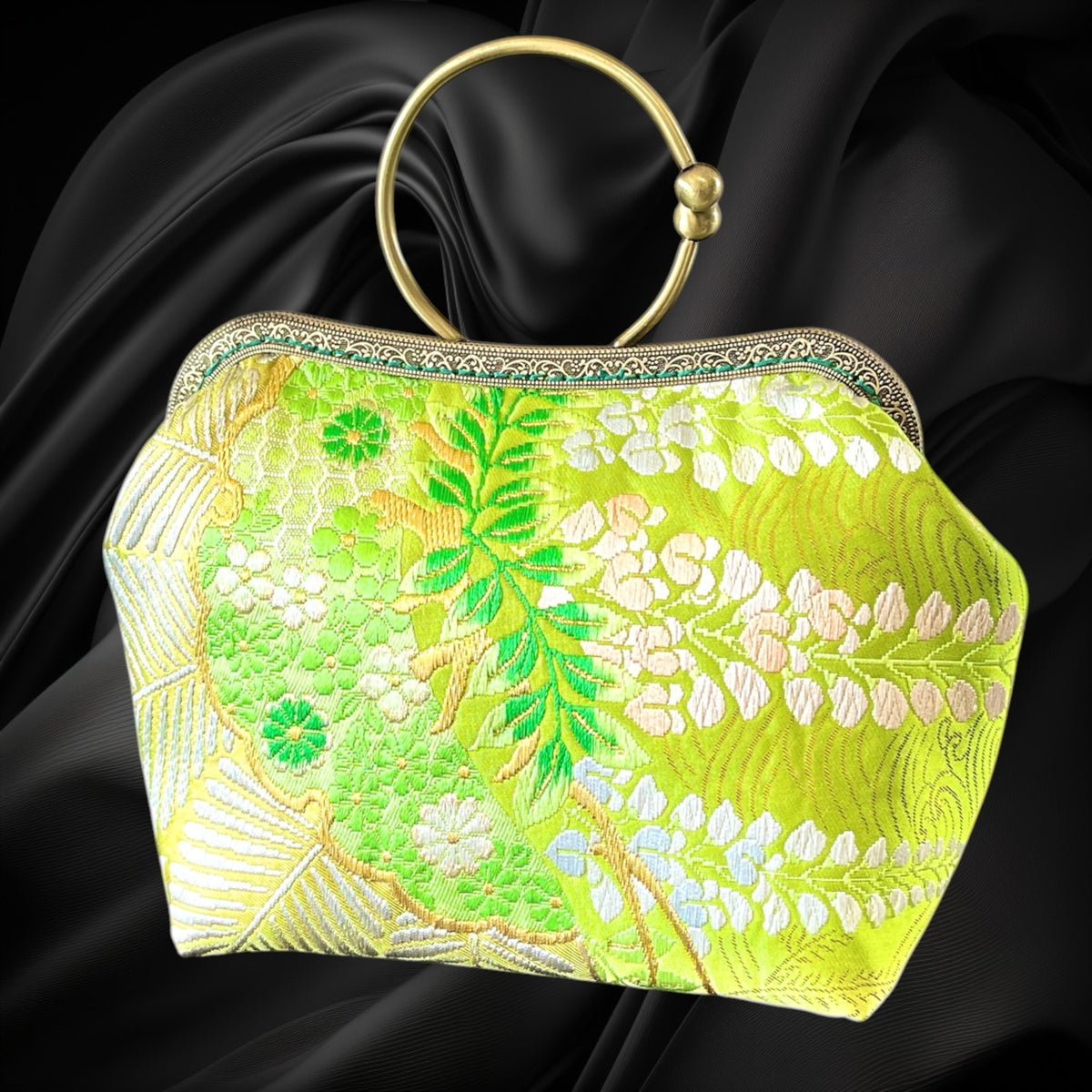 Kimono remake bag [No.2204]