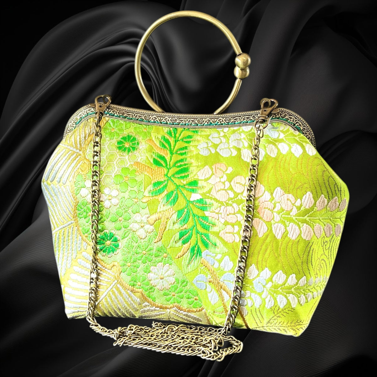 Kimono remake bag [No.2204]