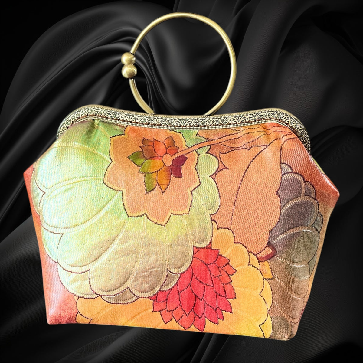 Kimono remake bag [No.2202]