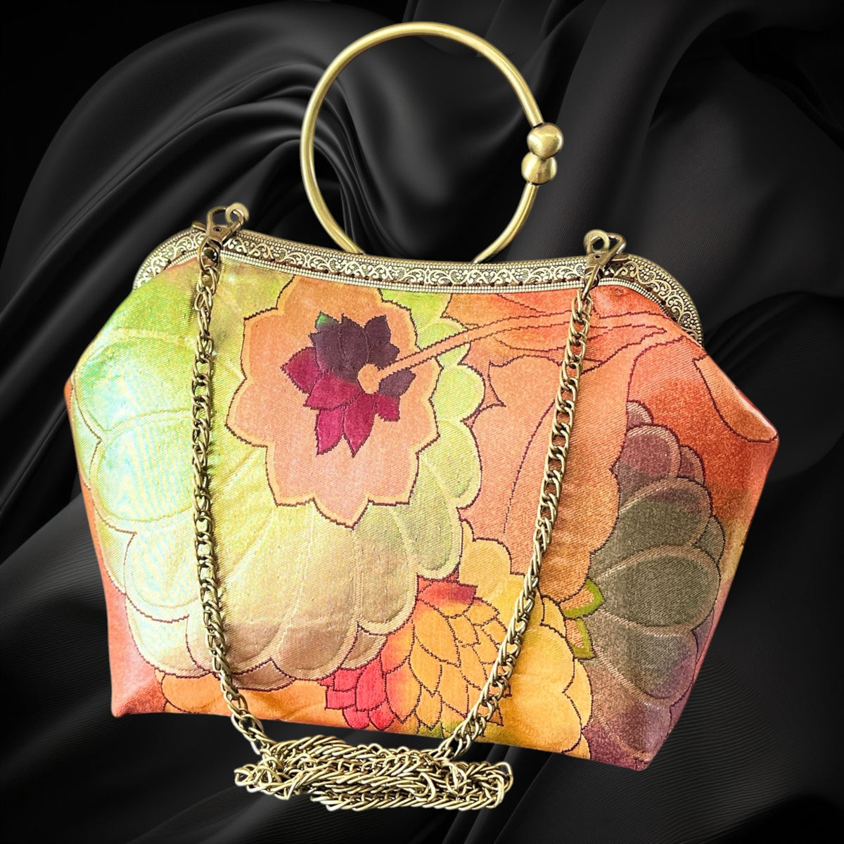 Kimono remake bag [No.2202]