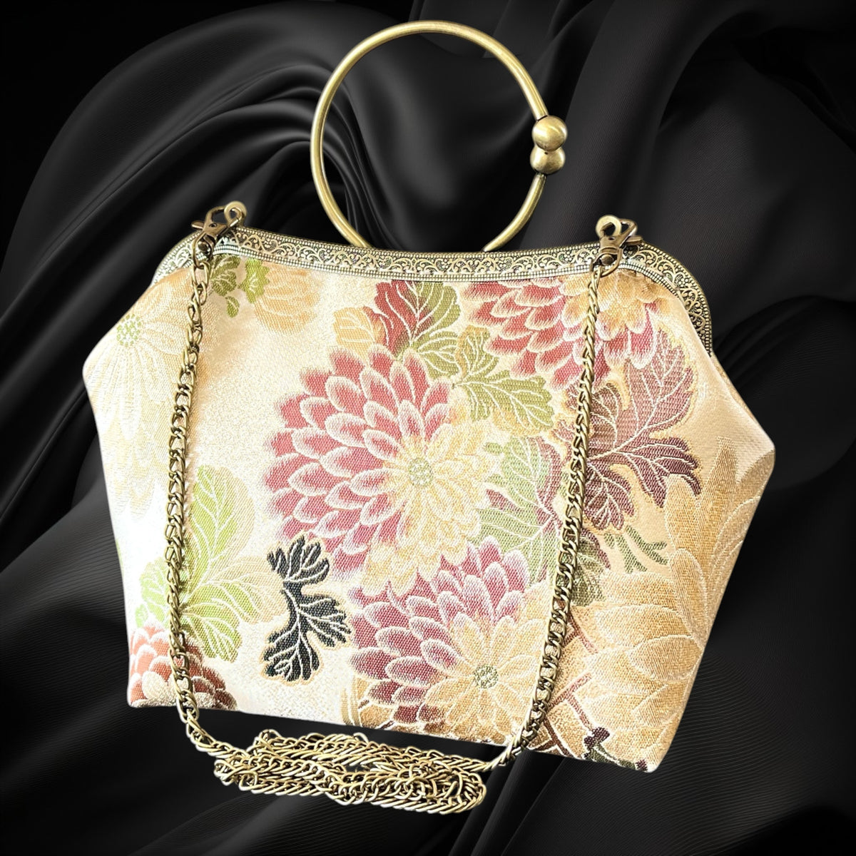 Kimono remake bag [No.2203]