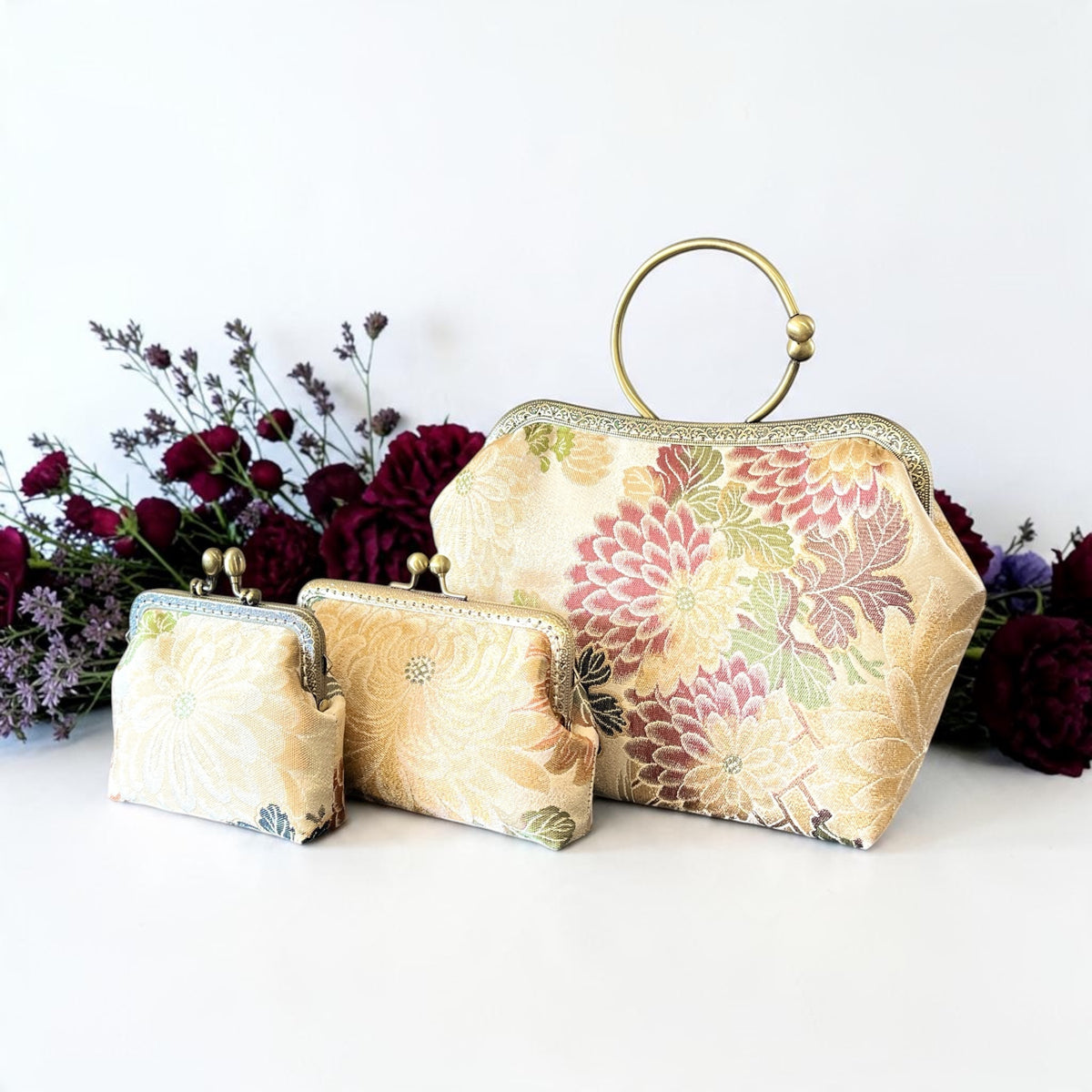 Kimono remake bag [No.2203]