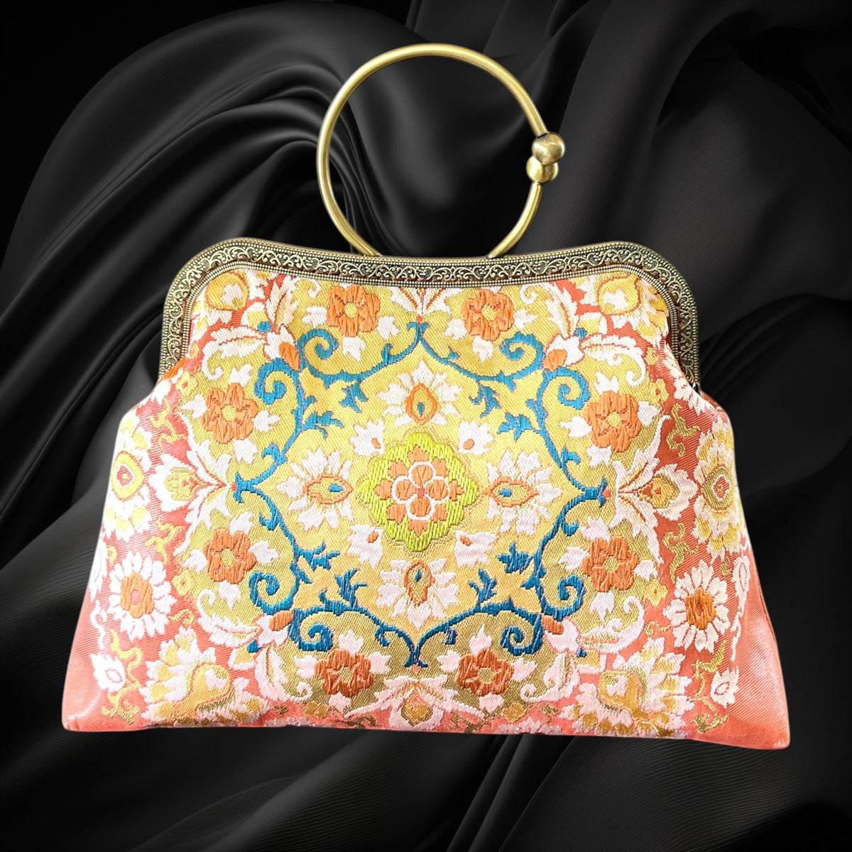 Kimono remake bag [No.2201]