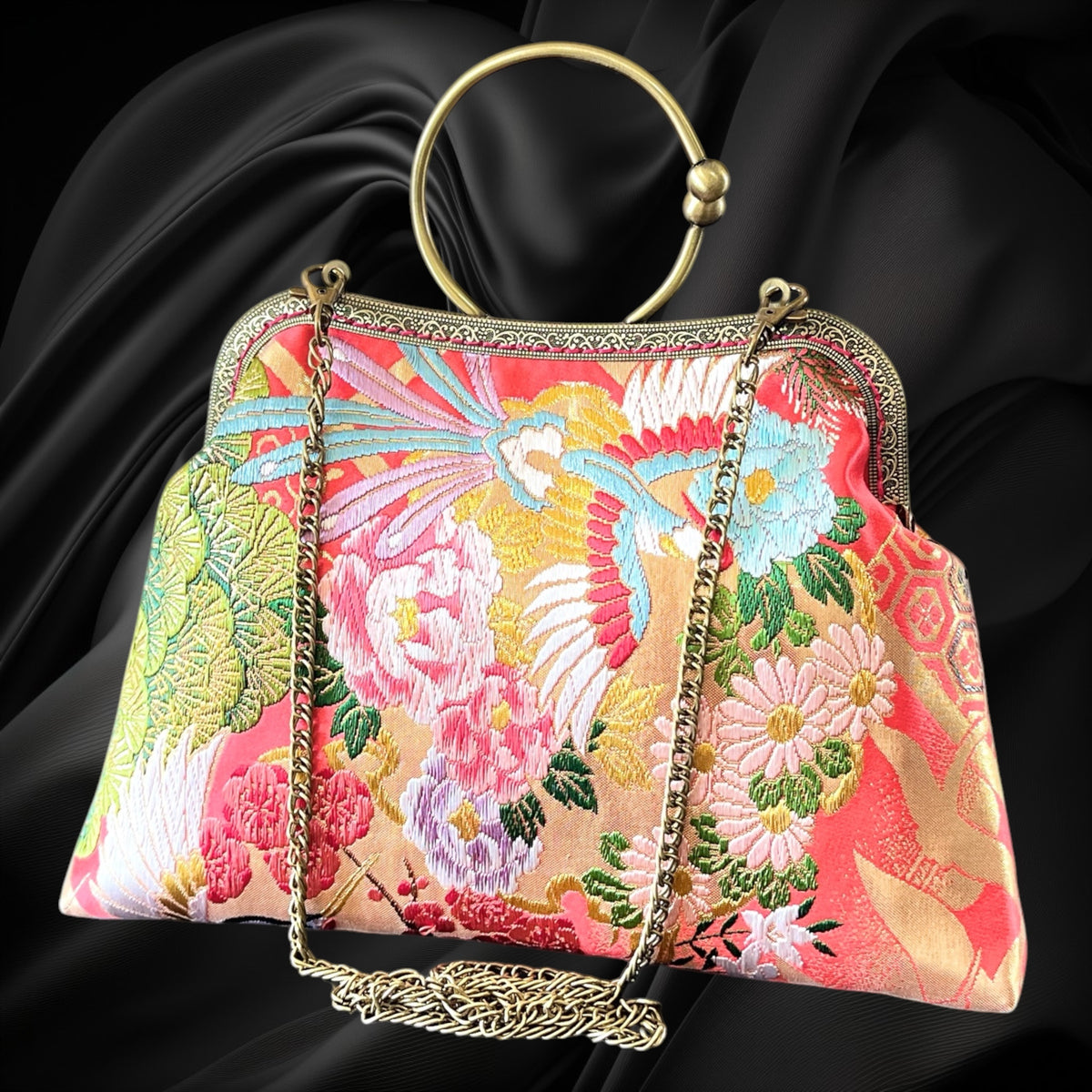 Kimono remake bag [No.2200]