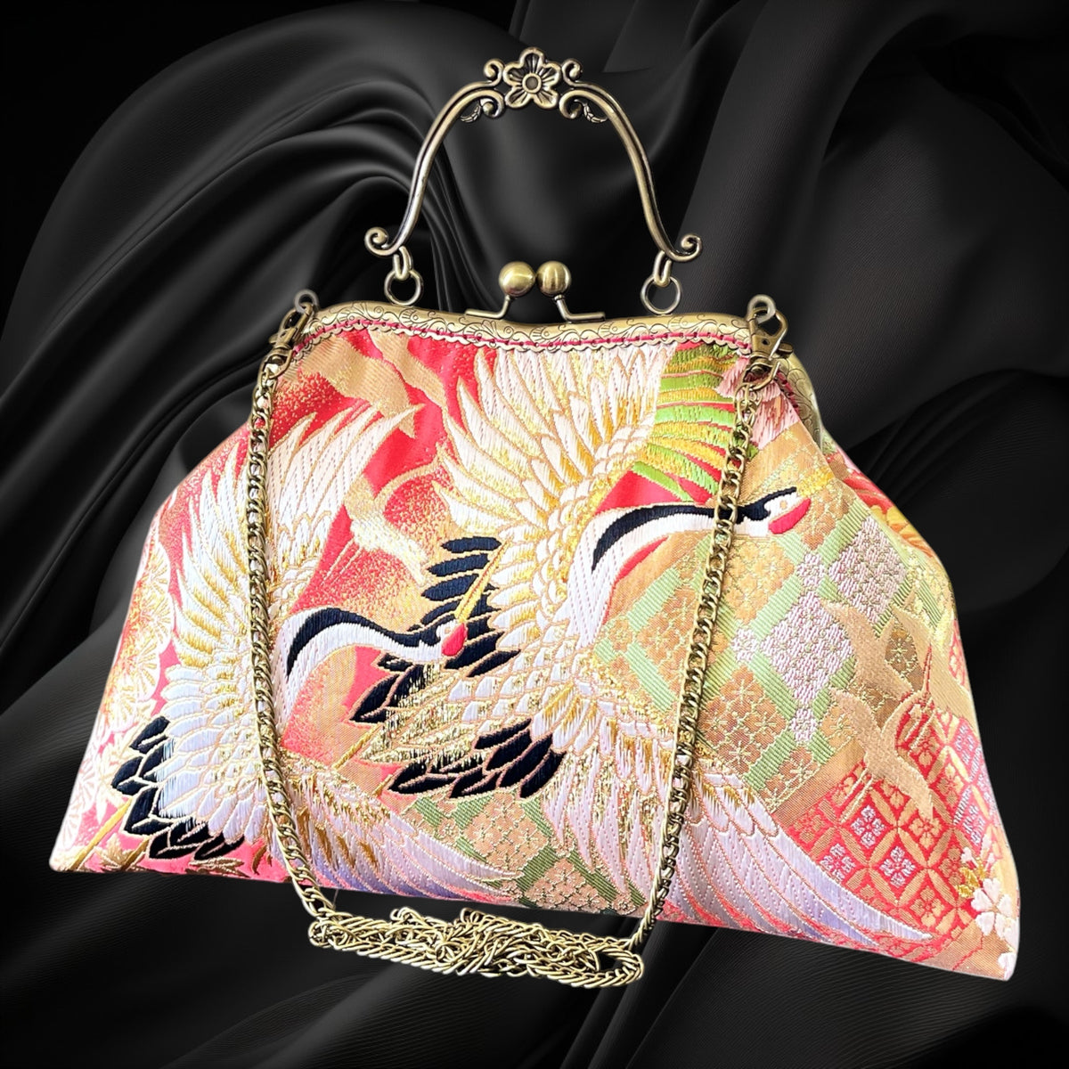 Kimono remake bag [No.2209]
