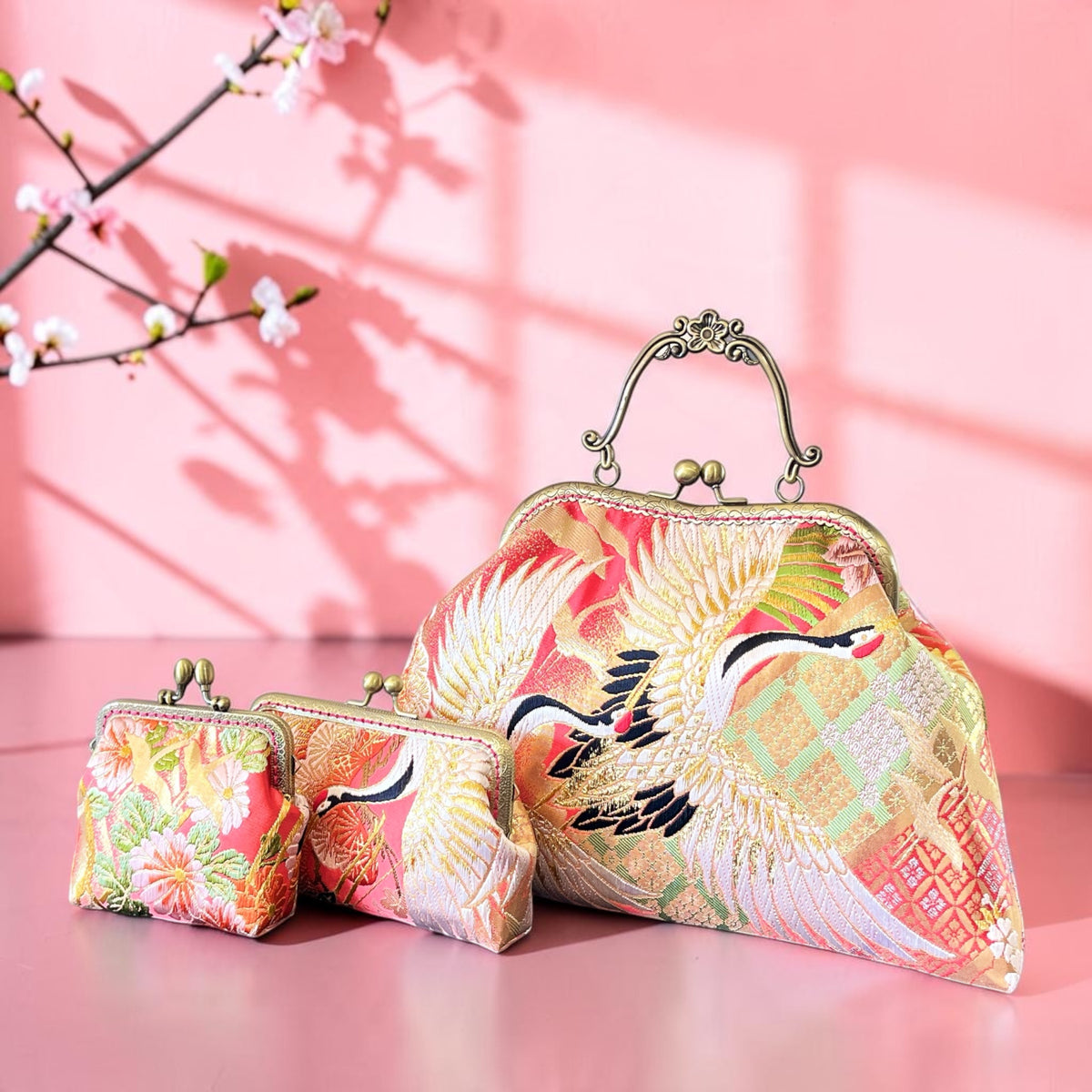 Kimono remake bag [No.2209]