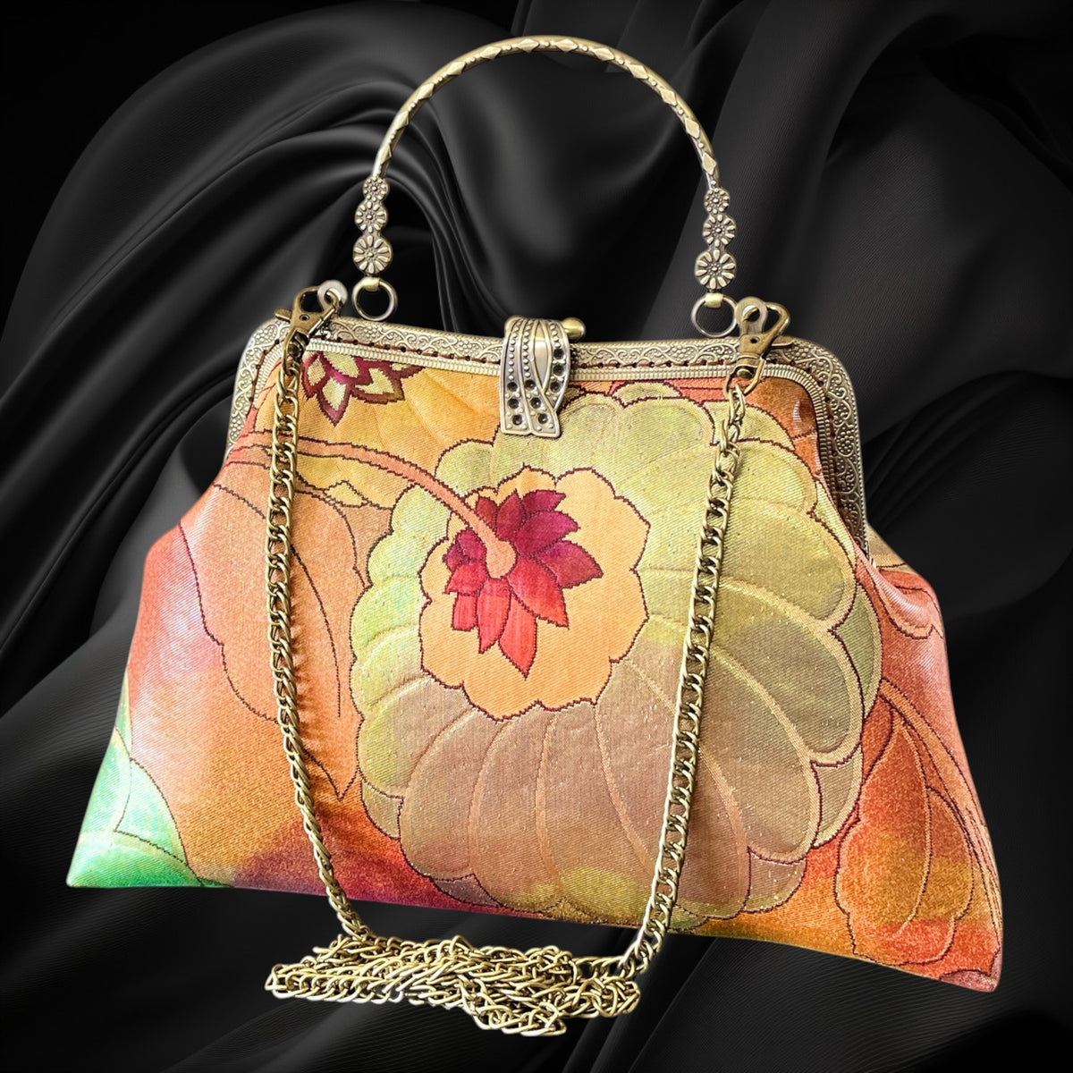 Kimono remake bag [No.2210]