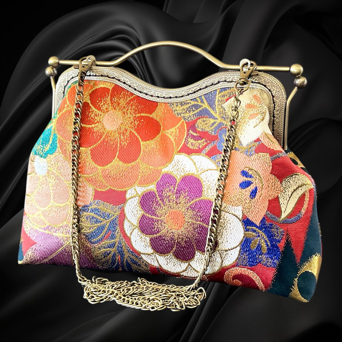 Kimono remake bag [No.2216]