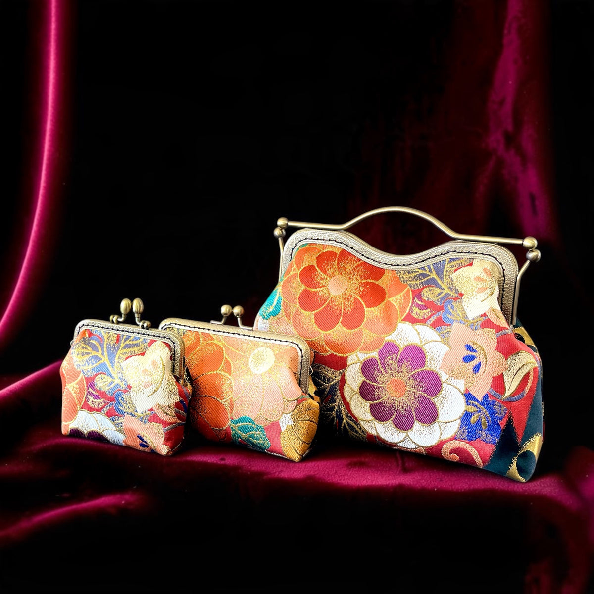 Kimono remake bag [No.2216]